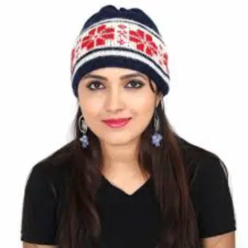 KC Hand knit unisex woolen cap woman